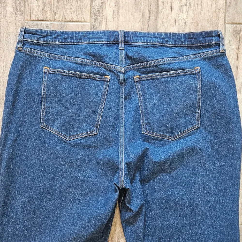 Abercrombie & Fitch 90s Relaxed Jean Women Size 36 Long Curve Love High Rise - Picture 8 of 11